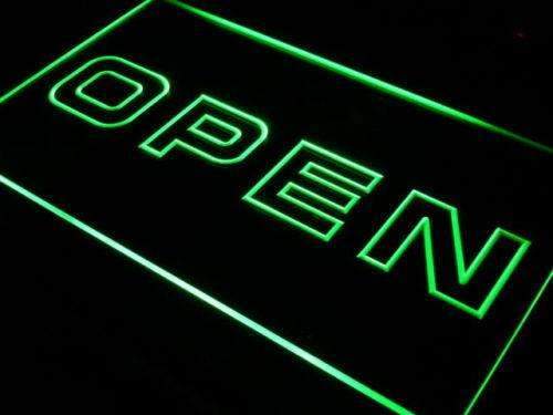 Modern Store Open LED Light Sign - Way Up Gifts