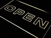 Modern Store Open LED Light Sign - LED Gift Works