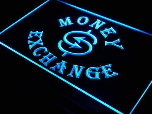 Money Exchange LED Light Sign - LED Gift Works