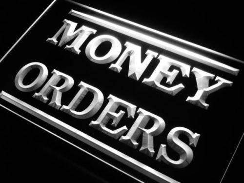 Money Orders LED Light Sign - LED Gift Works