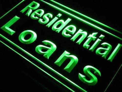 Mortgage Residential Loans LED Light Sign - Way Up Gifts