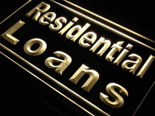 Mortgage Residential Loans LED Light Sign - Way Up Gifts