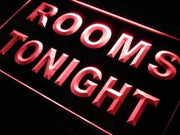 Motel Rooms Tonight LED Light Sign - LED Gift Works