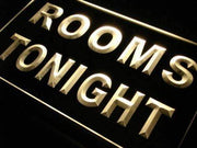 Motel Rooms Tonight LED Light Sign - LED Gift Works
