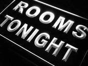 Motel Rooms Tonight LED Light Sign - LED Gift Works