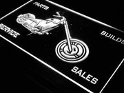 Motorcycle Sales Parts Service LED Light Sign - LED Gift Works