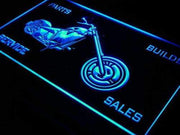 Motorcycle Sales Parts Service LED Light Sign - LED Gift Works