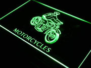 Motorcycles for Sale Repairs LED Light Sign - LED Gift Works