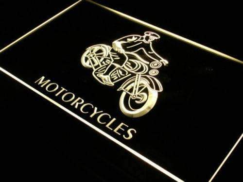 Motorcycles for Sale Repairs LED Light Sign - LED Gift Works