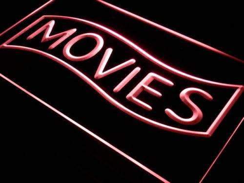 Movies LED Light Sign - LED Gift Works