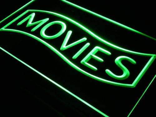 Movies LED Light Sign - LED Gift Works