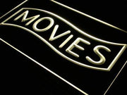 Movies LED Light Sign - LED Gift Works