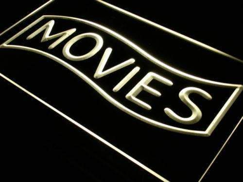 Movies LED Light Sign - LED Gift Works