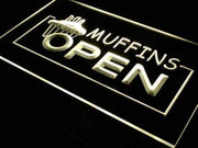 Muffins Open LED Light Sign - LED Gift Works