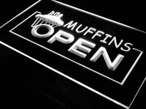 Muffins Open LED Light Sign - LED Gift Works