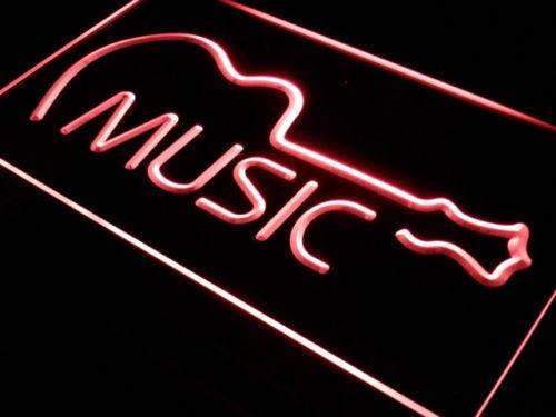 Music Guitar Instruments LED Light Sign - Way Up Gifts