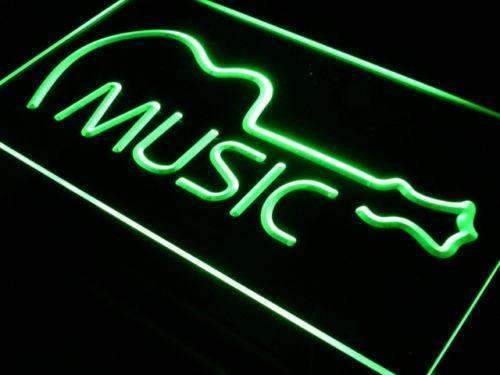 Music Guitar Instruments LED Light Sign - Way Up Gifts