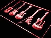 Music Guitar Set LED Light Sign - LED Gift Works