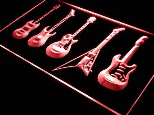 Music Guitar Set LED Light Sign - Way Up Gifts