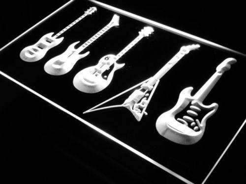Music Guitar Set LED Light Sign - Way Up Gifts