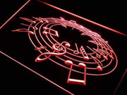 Music Notes LED Light Sign - LED Gift Works