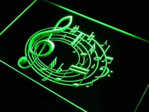 Music Notes LED Light Sign - Way Up Gifts