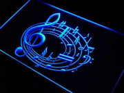 Music Notes LED Light Sign - LED Gift Works
