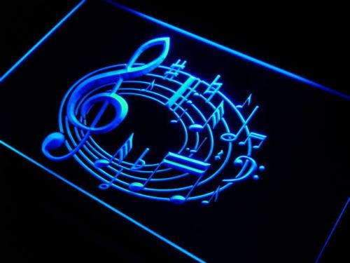 Music Notes LED Light Sign - LED Gift Works