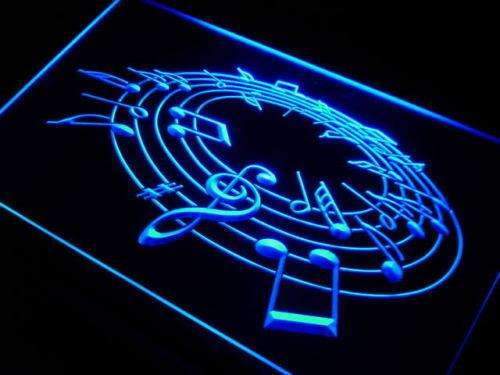 Music Notes LED Light Sign - LED Gift Works