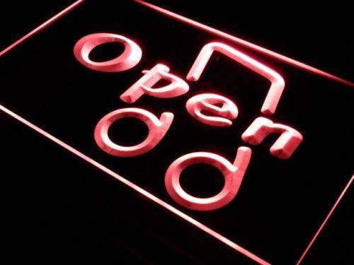 Music Open LED Light Sign - LED Gift Works