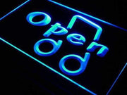 Music Open LED Light Sign - LED Gift Works