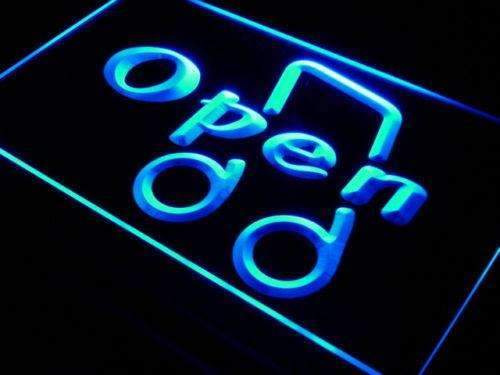 Music Open LED Light Sign - LED Gift Works