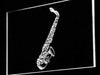 Music Store Lessons Saxophone LED Light Sign - Way Up Gifts