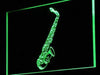 Music Store Lessons Saxophone LED Light Sign - Way Up Gifts
