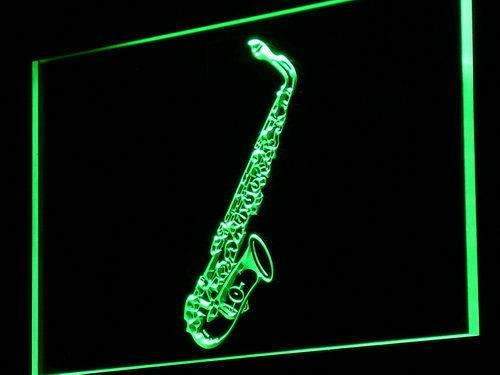 Music Store Lessons Saxophone LED Light Sign - Way Up Gifts