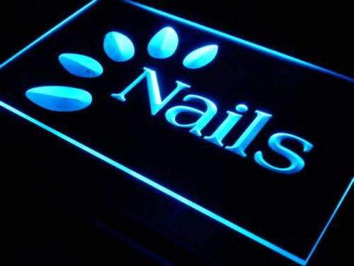 Nail Salon Nails LED Light Sign - LED Gift Works