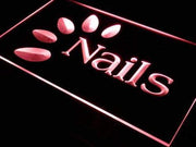 Nail Salon Nails LED Light Sign - LED Gift Works