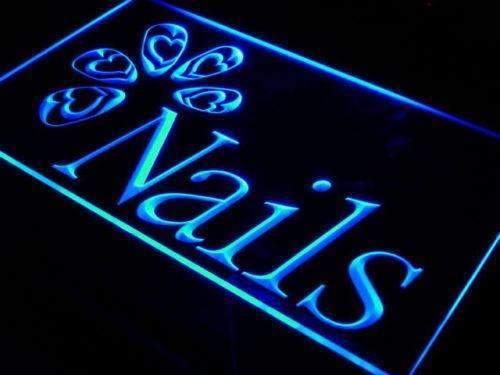 Nail Salon LED Light Sign - LED Gift Works