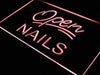 Nail Salon Open LED Light Sign - Way Up Gifts
