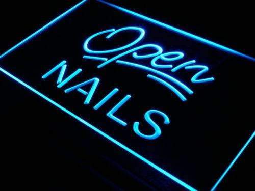 Nail Salon Open LED Light Sign - Way Up Gifts