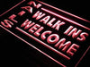 Nail Salon Walk Ins Welcome LED Light Sign - Way Up Gifts