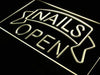 Nails Open LED Light Sign - Way Up Gifts