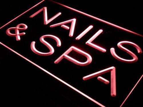 Nails Spa LED Light Sign - Way Up Gifts