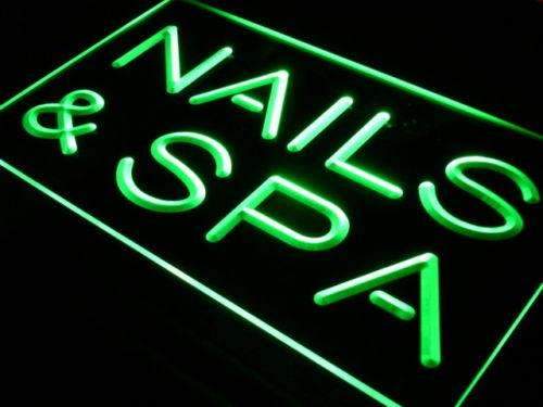 Nails Spa LED Light Sign - LED Gift Works