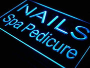 Nails Spa Pedicure LED Light Sign - LED Gift Works