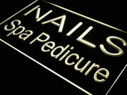 Nails Spa Pedicure LED Light Sign - LED Gift Works