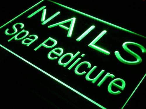 Nails Spa Pedicure LED Light Sign - LED Gift Works