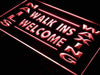Nails Waxing Walk Ins Welcome LED Light Sign - Way Up Gifts