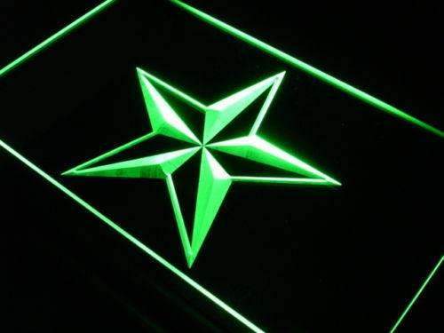 Nautical Star Decor LED Light Sign - LED Gift Works