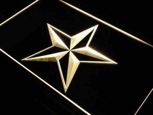 Nautical Star Decor LED Light Sign - Way Up Gifts